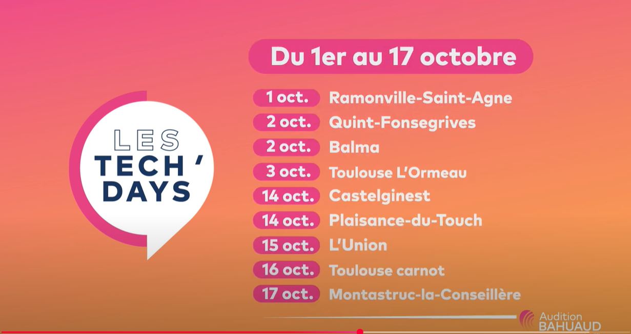Tech Days 2025 : Découvrez l&rsquo;Événement Auditif Incontournable d’Audition BAHUAUD !